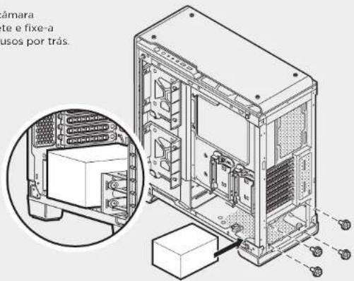 CORSAIR Crystal 570X RGB - Instalar a fonte de alimentação - 1