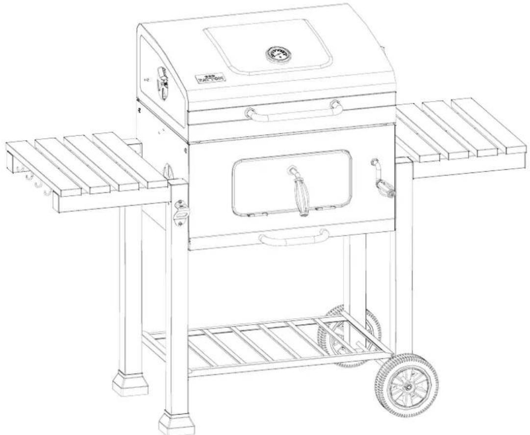 Patton C2 Charcoal Chef - BELANGRIJK: - 1