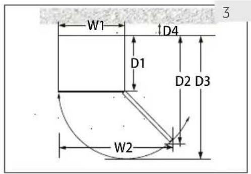 HAIER WS171GA - Belüftungsabstand - 1