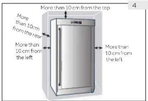 HAIER WS171GA - Ventilation space - 1