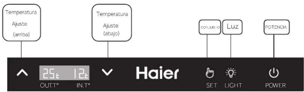 HAIER WS171GA - Panel de control - 1