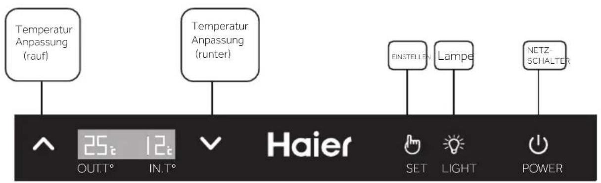 HAIER WS171GA - Bedienfeld - 1