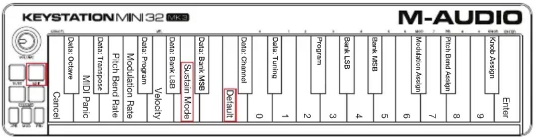 M-AUDIO Keystation Mini 32 MK3 - Modo de resonancia - 1