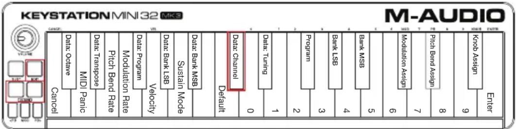 M-AUDIO Keystation Mini 32 MK3 - Kanal - 1