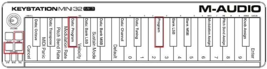 M-AUDIO Keystation Mini 32 MK3 - Program Change - 1