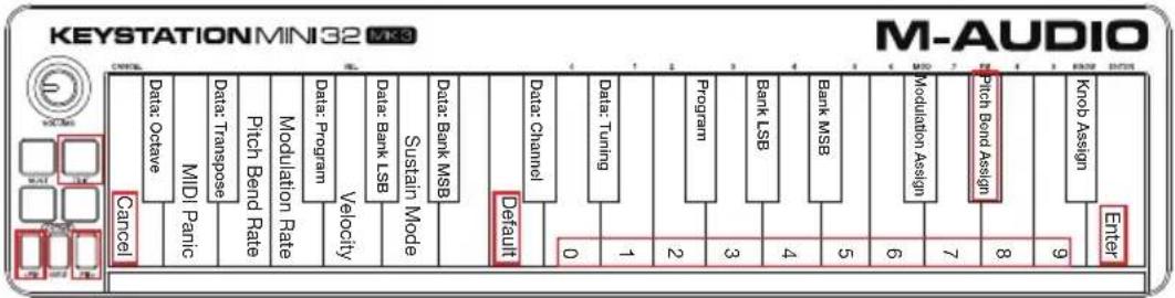 M-AUDIO Keystation Mini 32 MK3 - Boutons de pitch bend () - 1