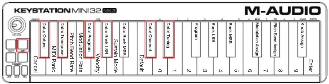 M-AUDIO Keystation Mini 32 MK3 - Réassignment des boutons Octave - 1