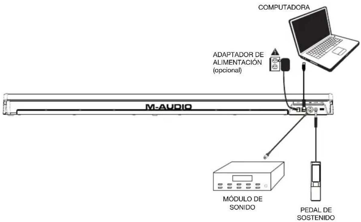 M-AUDIO Keystation 61 MK3 - Instalación - 1