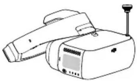 DJI Goggles Racing Edition - Analog Video Transmission - 1