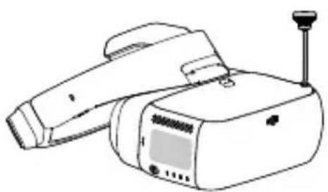 DJI Goggles Racing Edition - Transmissao de video analgico - 1