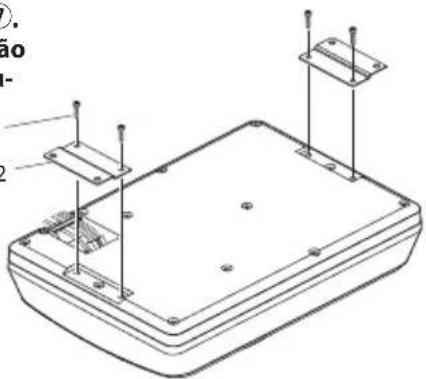 JVC CWDRA8 - ② Fixe firmemente os suportes A ④ à unidade do altifalante utilizando os parafusos para máquina ⑦. Tenha cuidado de modo a que os cabos ligados não permaneçam entre a unidade do altifalante e os suportes A ④. - 1