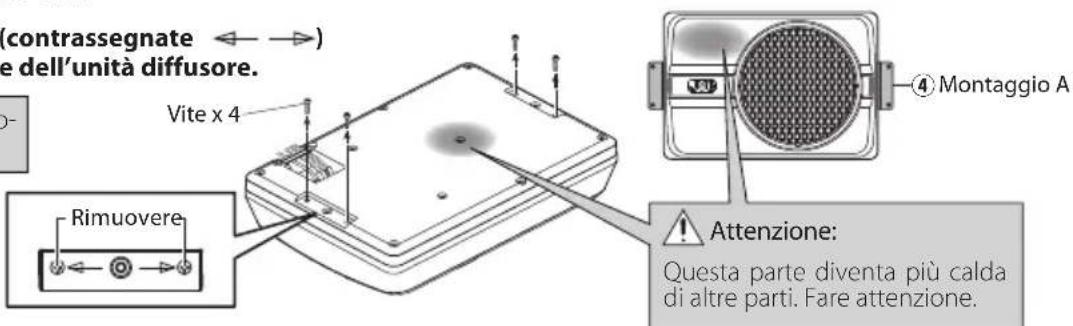 JVC CWDRA8 - ■ Fissaggio del subwoofer - 1