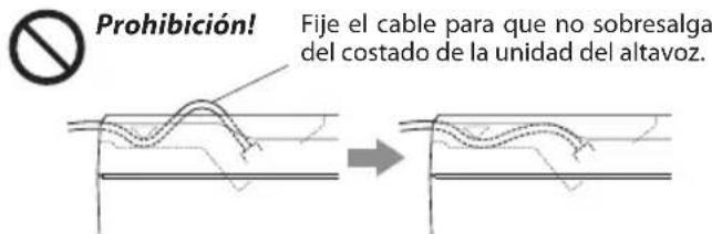 JVC CWDRA8 - ■ Fijación del cable en su lugar - 2