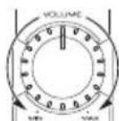 JVC CWDRA8 - ③ Turn the VOLUME control knob to adjust the low frequencies to the desired level. - 1