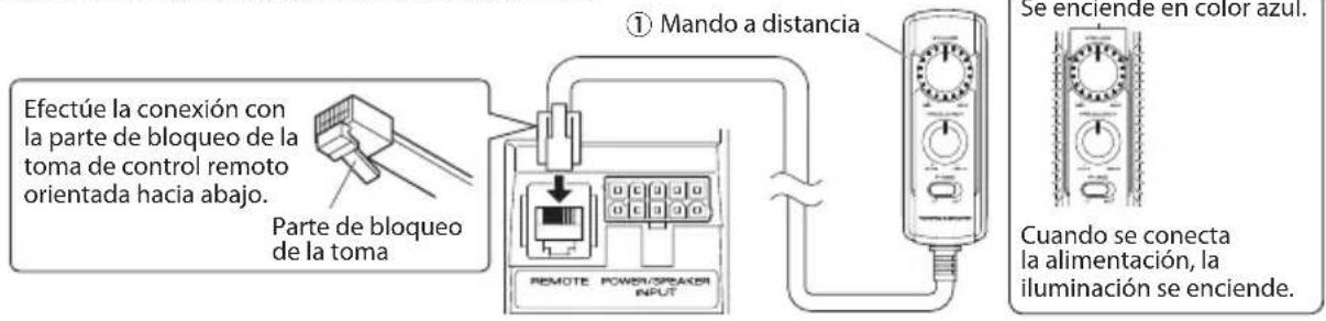 JVC CWDRA8 - ■ Conexión de la unidad de mando a distancia - 1