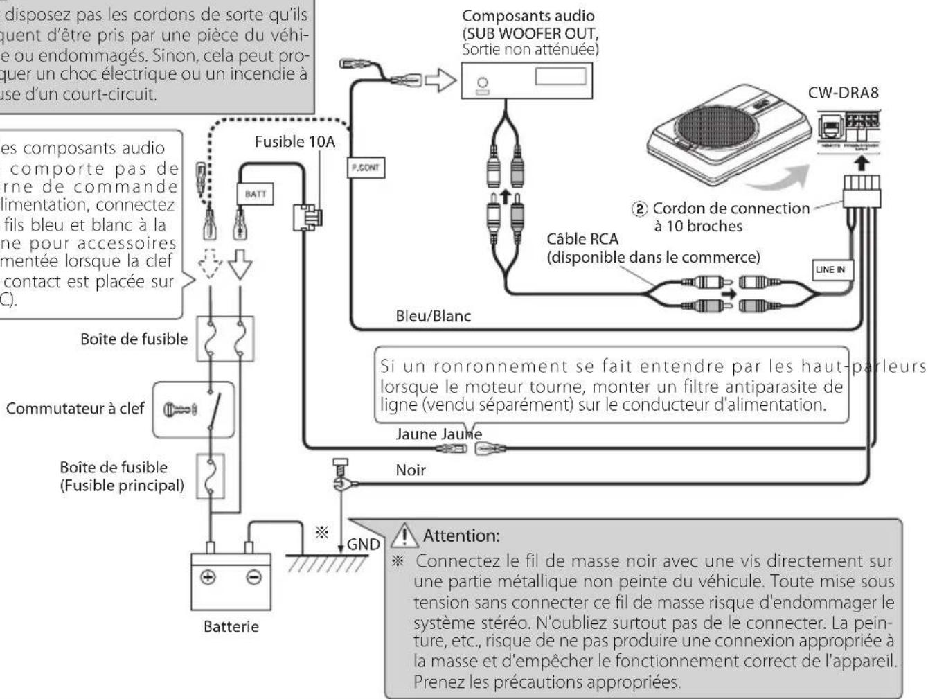 JVC CWDRA8 - Attention: - 1