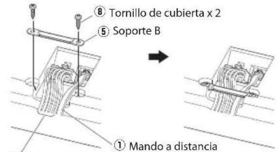 JVC CWDRA8 - ■ Fijación del cable en su lugar - 1