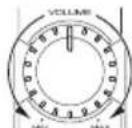 JVC CWDRA8 - ③ Tournez le bouton de réglage VOLUME pour régler les fréquences inférieures au niveau souhaité. - 1