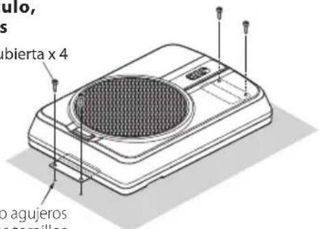 JVC CWDRA8 - ■ Fijación del altavoz de subgraves - 3