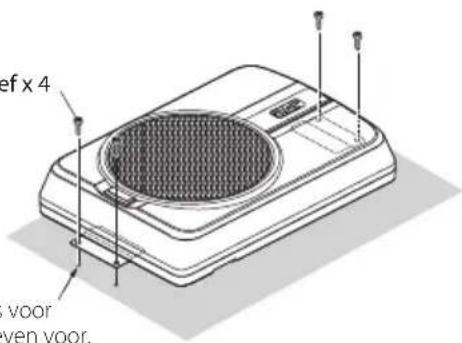 JVC CWDRA8 - ■ Vastzetten van de subwoofer - 3