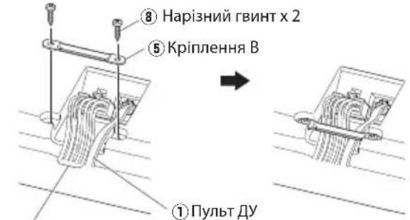 JVC CWDRA8 - Фіксація кабелю на місні - 1