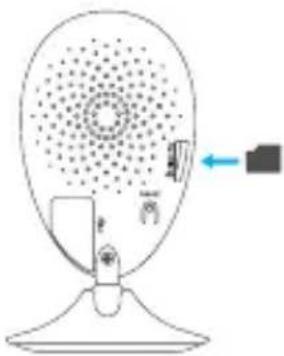 EZVIZ Mini Plus - Installeren van de geheugenkaart - 1