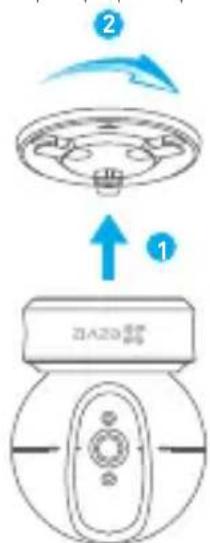 EZVIZ Ez360 Plus - Τοποθέτηση στον τοίχο (προαιρετικά) - 3