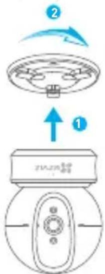 EZVIZ Ez360 Plus - Montaje en pared (opcional) - 3