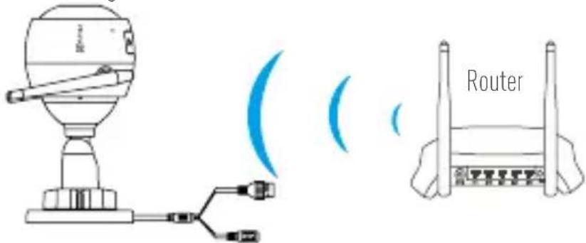 EZVIZ Husky Air - Wählen Sie die Netzwerkverbindung. - 1