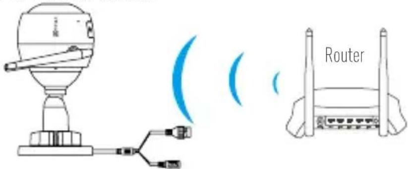 EZVIZ Husky Air - Choose network connection. - 1