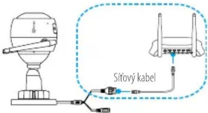 EZVIZ Husky Air - Vyberte sítové připojení. - 2