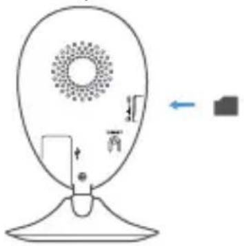 EZVIZ EzCube Pro - Wkładanie karty pamięci - 1
