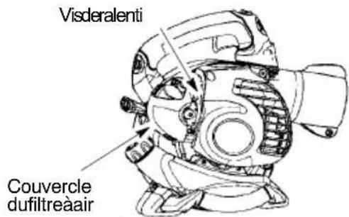 MCCULLOCH MAC GBV 345 - Réglageduralenti - 1
