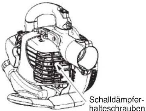 MCCULLOCH MAC GBV 325 - PRÜFUNG DER HALTESCHRAUBEN DER SCHALLDAMPFER - 1