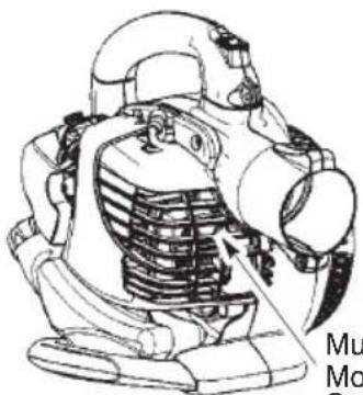 MCCULLOCH MAC GBV 325 - CHECK MUFFLER MOUNTING SCREWS - 1
