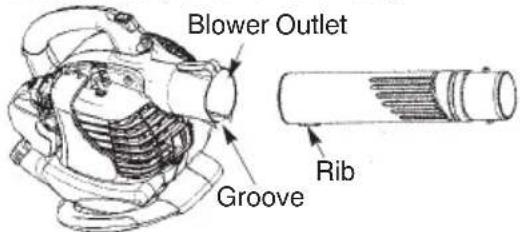 MCCULLOCH MAC GBV 325 - BLOWER TUBE ASSEMBLY - 1