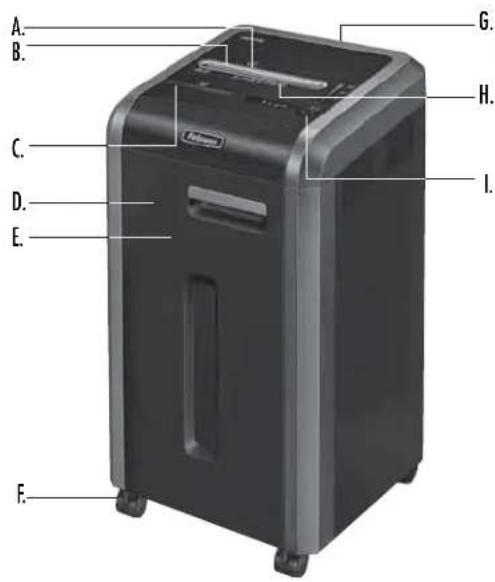 FELLOWES Powershred 225Mi - KORLÁTOZÖTT TERMÉKGARANCIA - 1