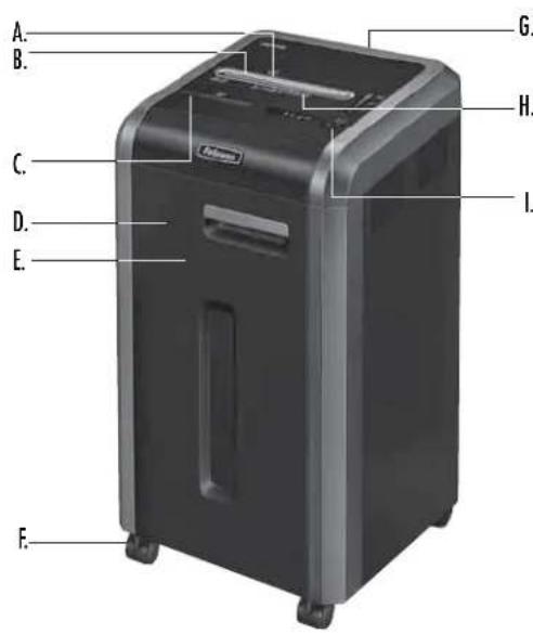 FELLOWES Powershred 225Mi - 1