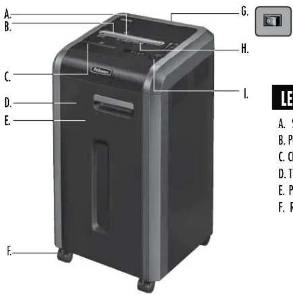 FELLOWES Powershred 225Mi - 1