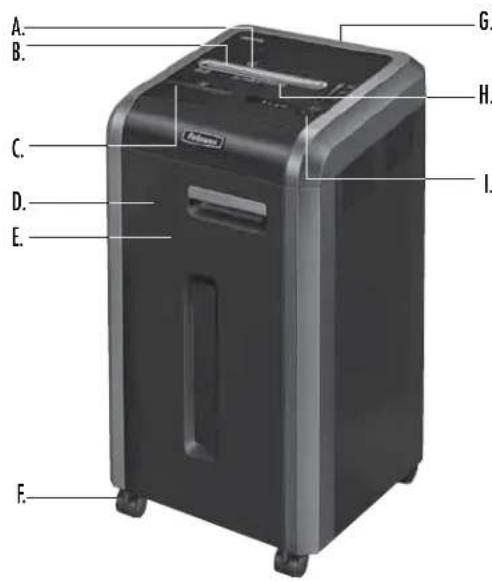 FELLOWES Powershred 225Mi - ÜRÜUN SINIRLI GARANTİSİ - 1
