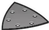 BOSCH PMF 1900 E SET - Valg af slibeblad - 1