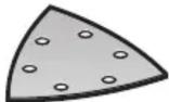 BOSCH PMF 1900 E SET - Zımpara kağıdının seçilmesi - 2