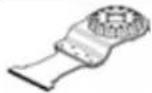 BOSCH AdvancedMulti 18 - Selecting the Application Tool/Accessory - 16