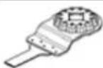 BOSCH AdvancedMulti 18 - Selecting the Application Tool/Accessory - 4