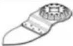 BOSCH AdvancedMulti 18 - Selezione dell'utensile accessorio - 25