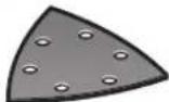 BOSCH AdvancedMulti 18 - Choix de la feuille abrasive - 1