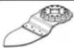 BOSCH AdvancedMulti 18 - Inzetgereedschap kiezen - 26