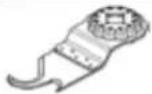 BOSCH AdvancedMulti 18 - Selecting the Application Tool/Accessory - 22