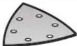 BOSCH AdvancedMulti 18 - Choix de la feuille abrasive - 2