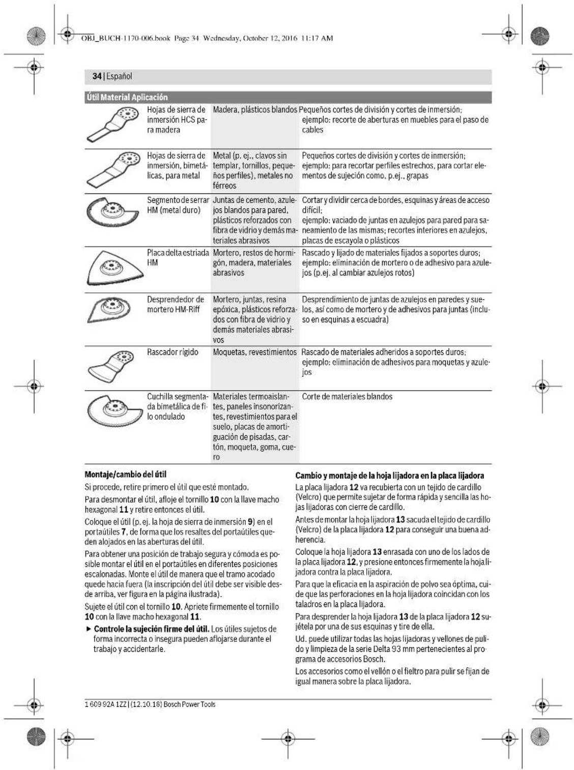BOSCH PMF 10 8 Li 1 - Util Material Aplicacion - 7